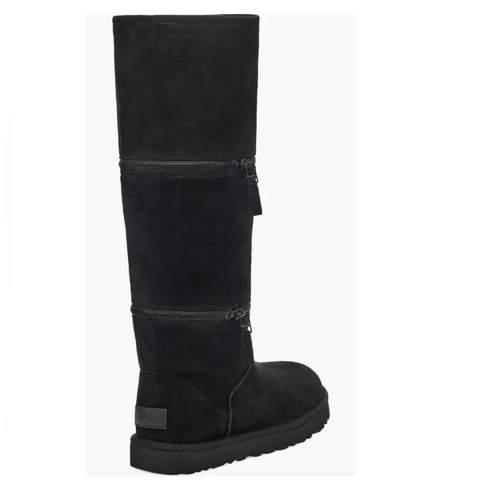 UGG Classic Ultra Convertible Tall Boots in Black, New, Size EU37 US6